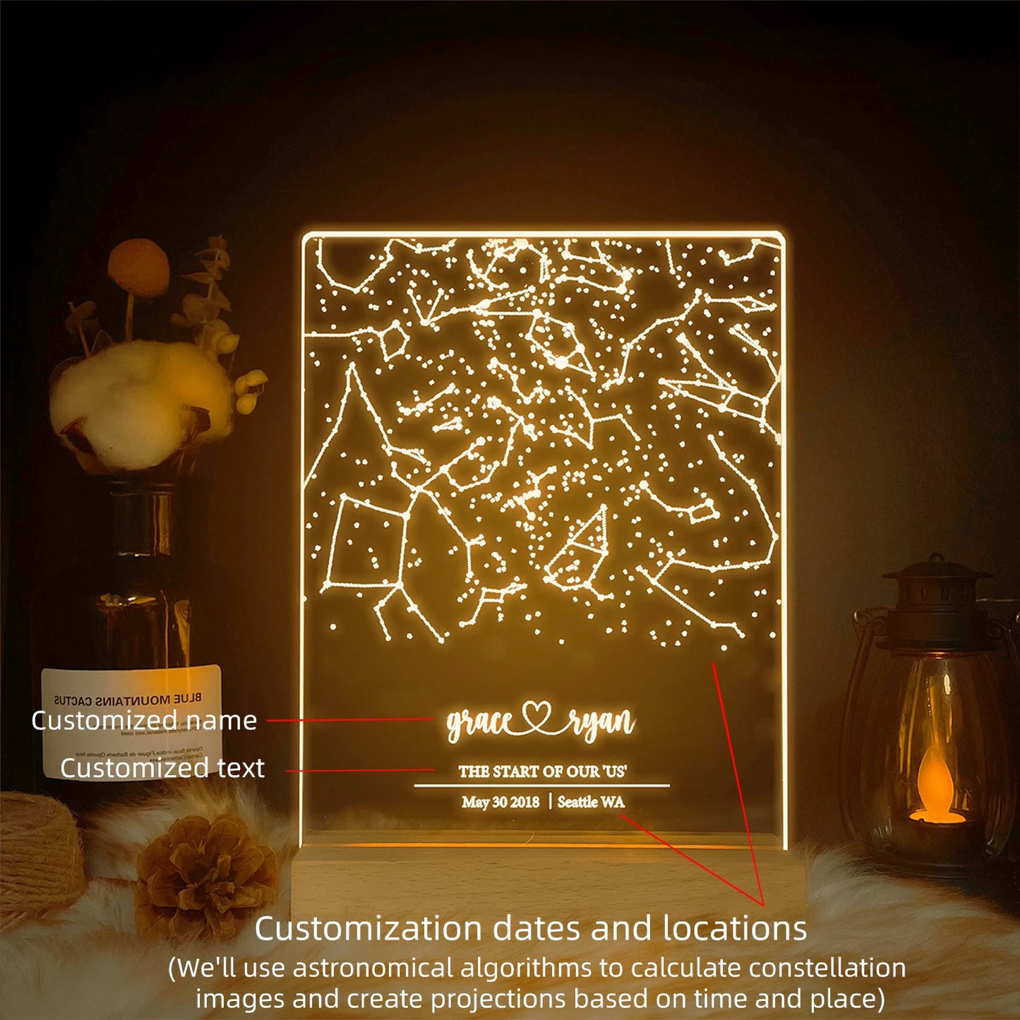 Personalized Constellation Chart Lamp